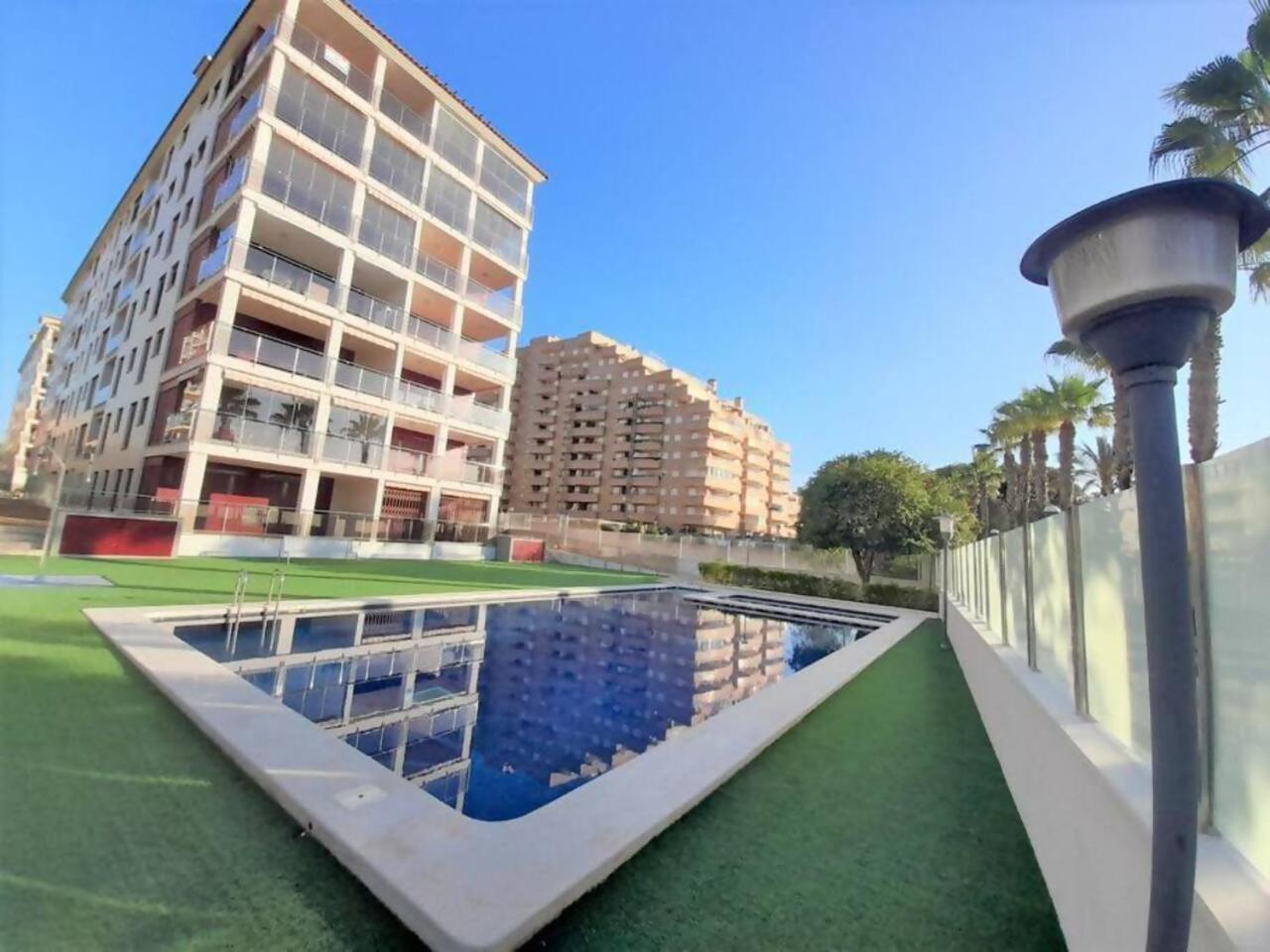 Ayf Espectacular Terraza En 1ª Linea De Playa Appartement Oropesa del Mar Buitenkant foto